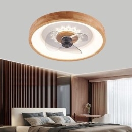 Ventilatore da soffitto moderno Inverter con luci, telecomando, lampada da soffitto