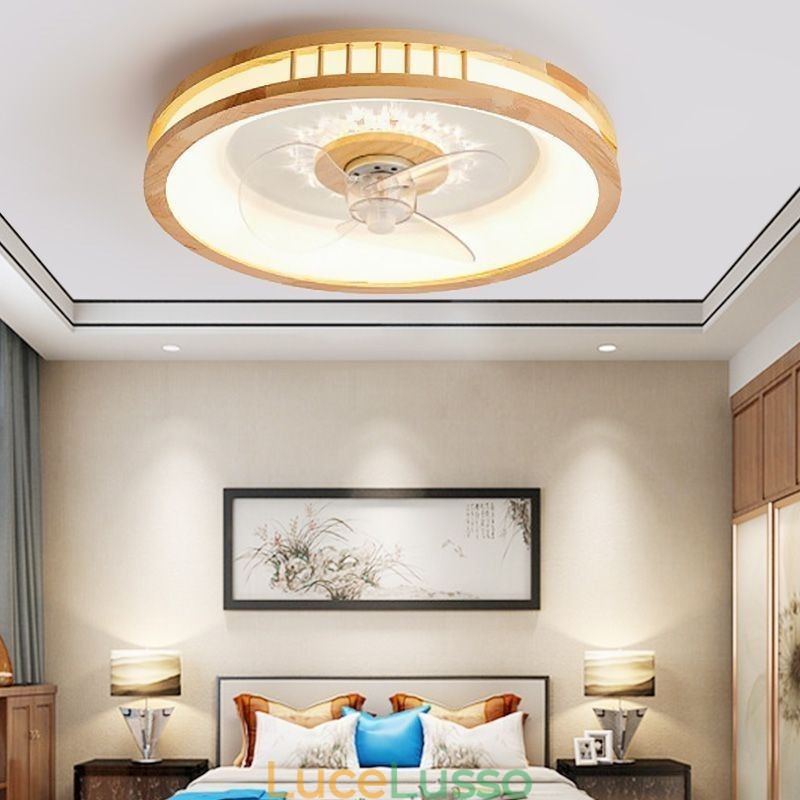 Ventilatore da soffitto moderno Inverter con luci, telecomando, lampada da soffitto