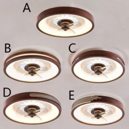 Moderne luci per ventilatori da soffitto con inverter, telecomando, lampada per ventilatori da soffitto