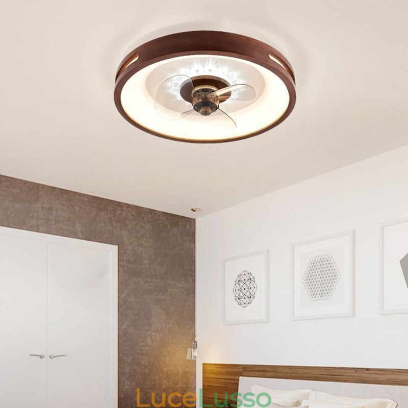 Moderne luci per ventilatori da soffitto con inverter, telecomando, lampada per ventilatori da soffitto