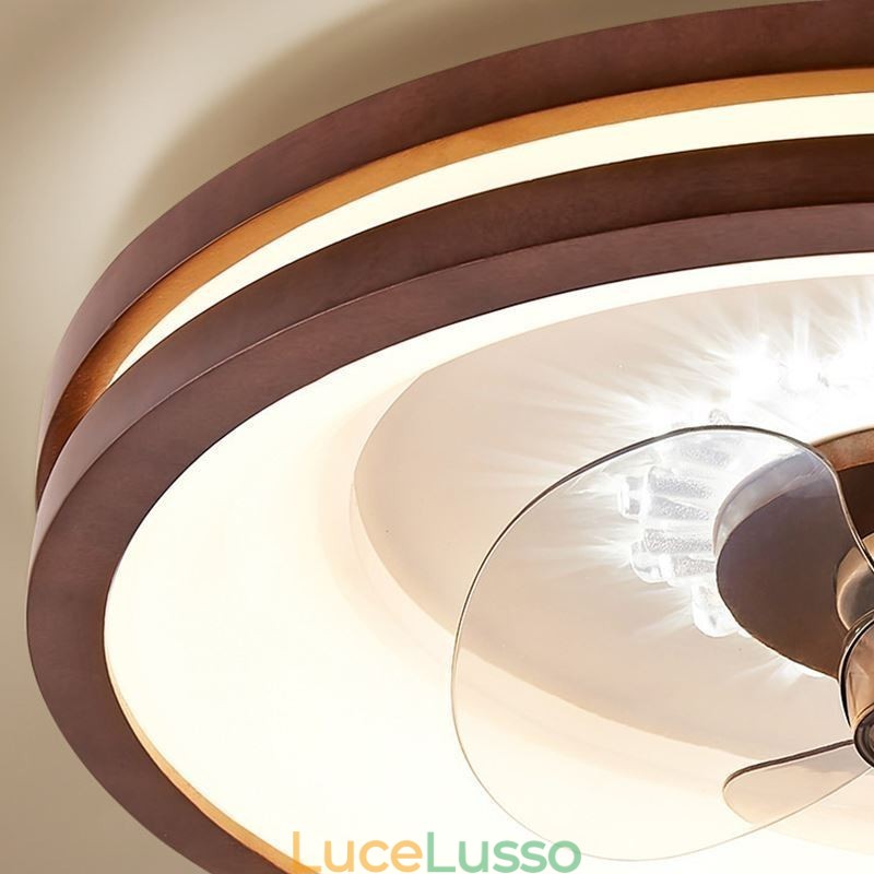 Moderne luci per ventilatori da soffitto con inverter, telecomando, lampada per ventilatori da soffitto