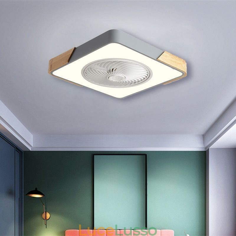 Moderne luci per ventilatori da soffitto, semplici luci da soffitto, lampade da soffitto