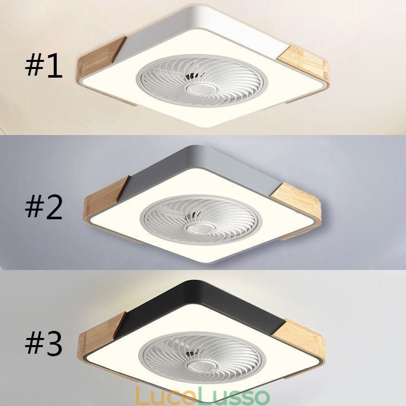Moderne luci per ventilatori da soffitto, semplici luci da soffitto, lampade da soffitto