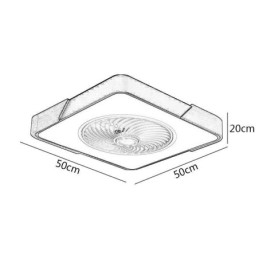 Moderne luci per ventilatori da soffitto, semplici luci da soffitto, lampade da soffitto