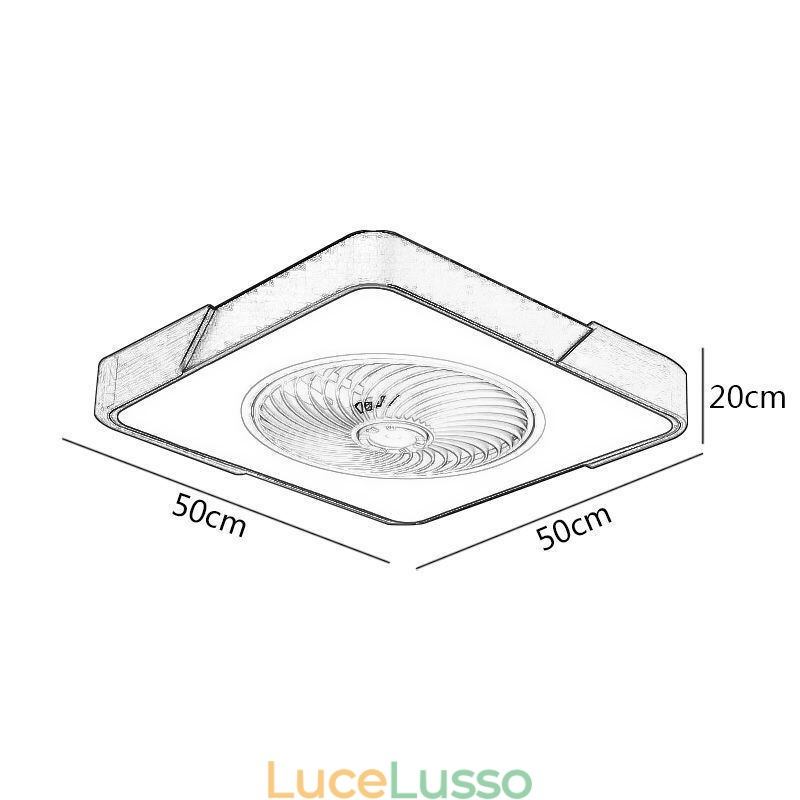 Moderne luci per ventilatori da soffitto, semplici luci da soffitto, lampade da soffitto