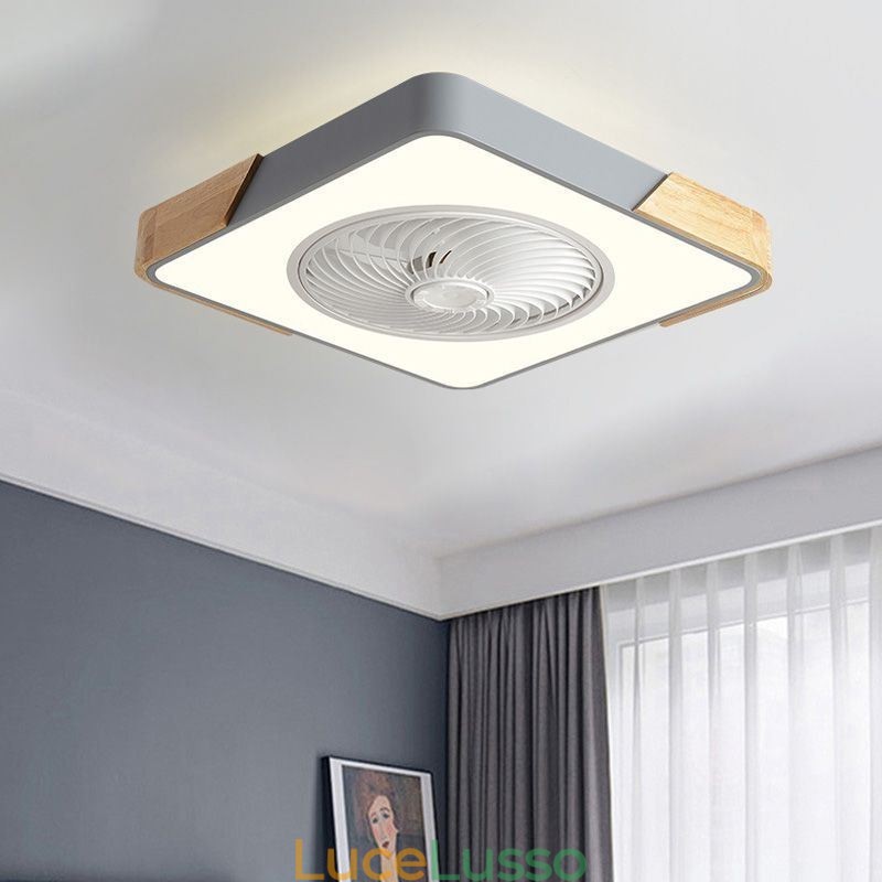 Moderne luci per ventilatori da soffitto, semplici luci da soffitto, lampade da soffitto