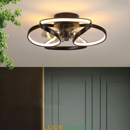 Ventilatore da soffitto unico e luce Ventilatore da soffitto moderno con luci Ventilatore da soffitto unico e luce Ventilatore da soffitto moderno con luci