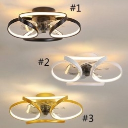 Ventilatore da soffitto unico e luce Ventilatore da soffitto moderno con luci