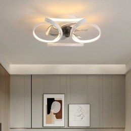 Ventilatore da soffitto unico e luce Ventilatore da soffitto moderno con luci