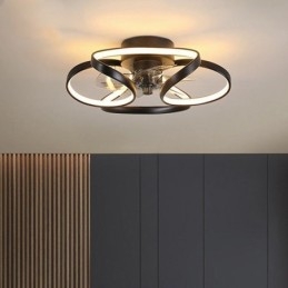 Ventilatore da soffitto unico e luce Ventilatore da soffitto moderno con luci