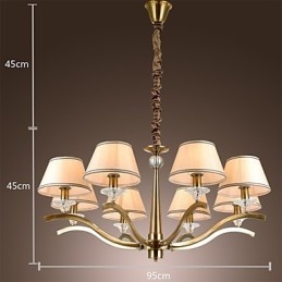 Moderno Contemporaneo Tradizionale Classico Rustico Lodge Vintage Country Island Lampadario in metallo ottone