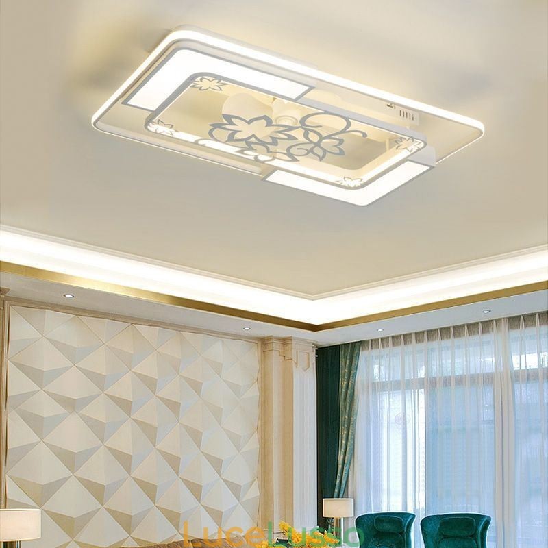 Moderni ventilatori da soffitto rettangolari