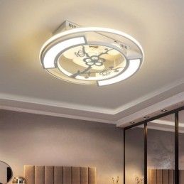 Ventilatori da soffitto in stile europeo con luce