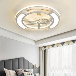 Ventilatori da soffitto in stile europeo con luce