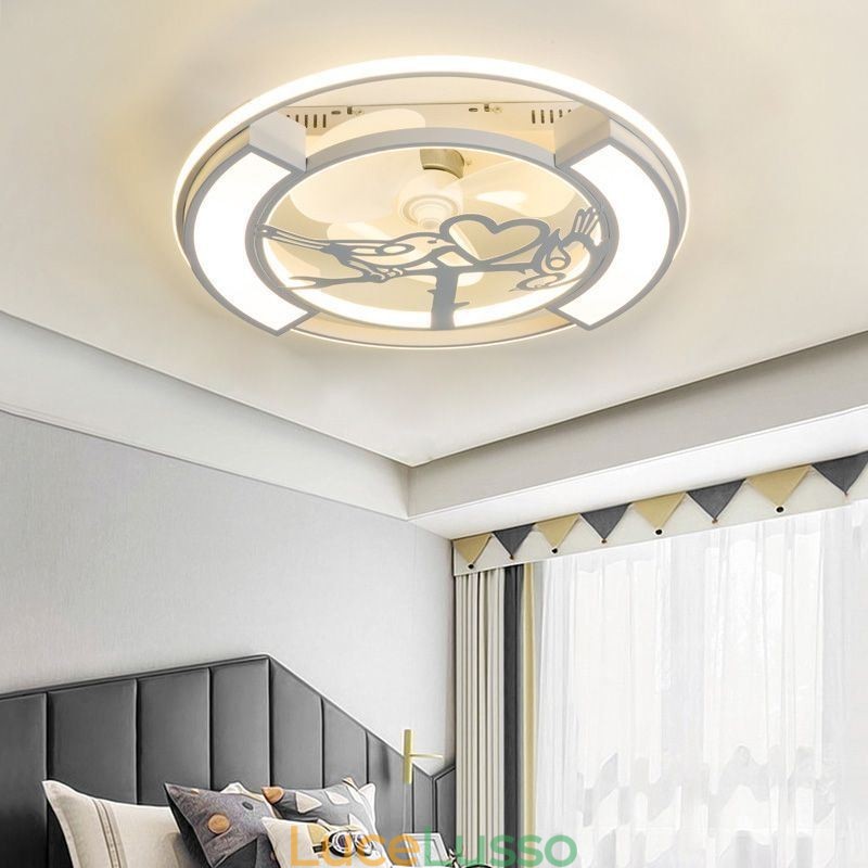 Ventilatori da soffitto in stile europeo con luce