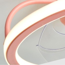 Ventilatore da soffitto a forma di cartone animato, lampada da soffitto creativa per bambini