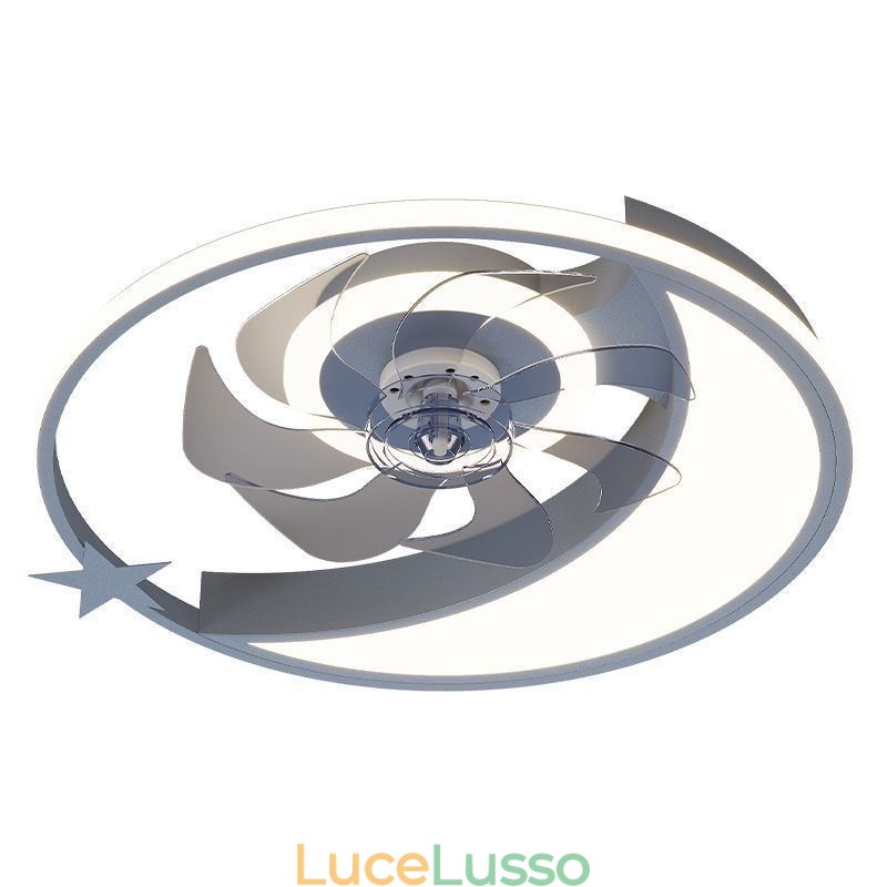 Lampada da soffitto con ventilatore a soffitto Moon Creatività