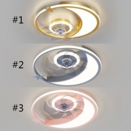 Lampada da soffitto con ventilatore a soffitto Moon Creatività