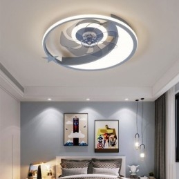Lampada da soffitto con ventilatore a soffitto Moon Creatività