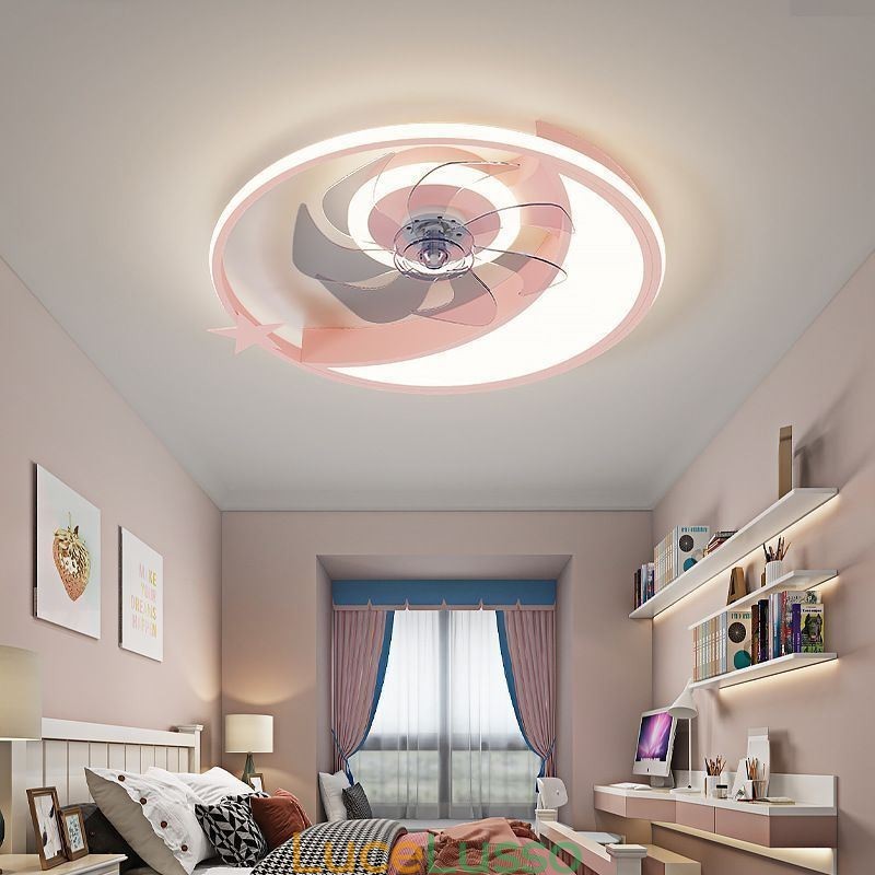 Lampada da soffitto con ventilatore a soffitto Moon Creatività