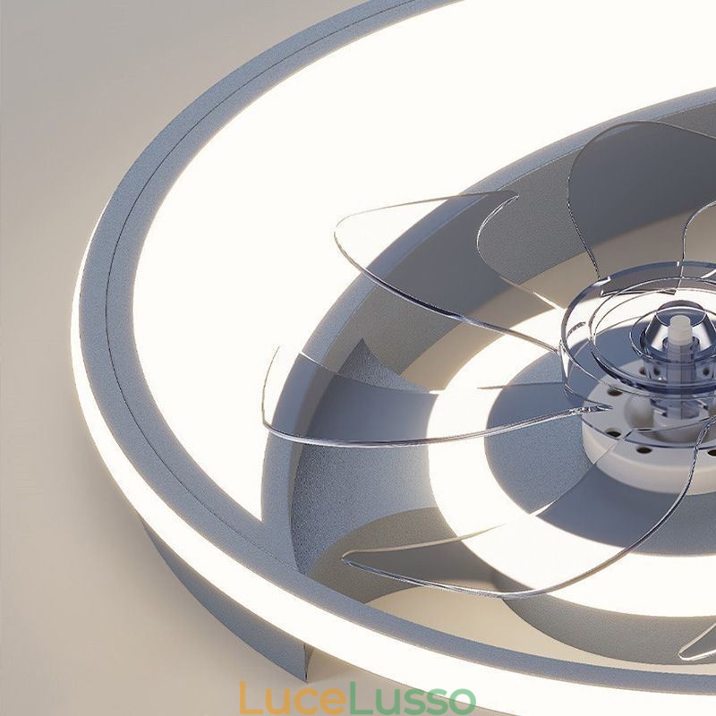 Lampada da soffitto con ventilatore a soffitto Moon Creatività