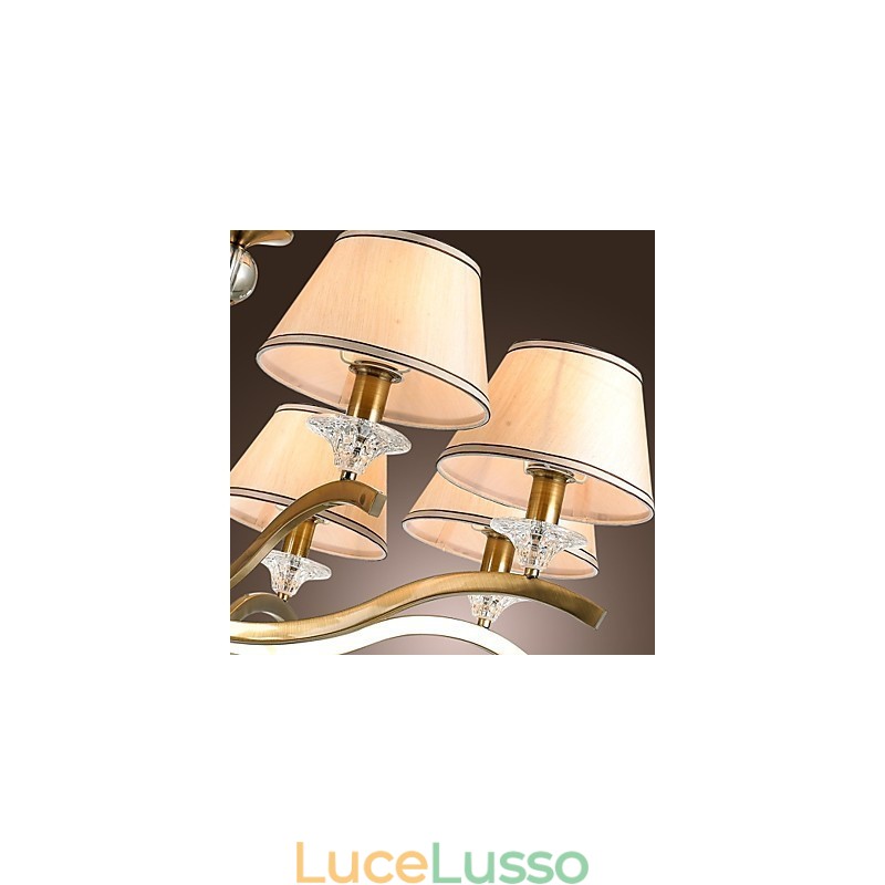 Moderno Contemporaneo Tradizionale Classico Rustico Lodge Vintage Country Island Lampadario in metallo ottone