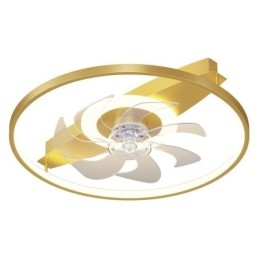 Ventilatore da soffitto moderno con luci, telecomando, lampada Ventilador