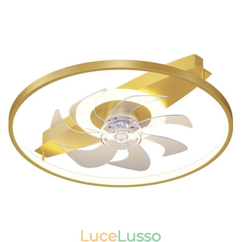 Ventilatore da soffitto moderno con luci, telecomando, lampada Ventilador