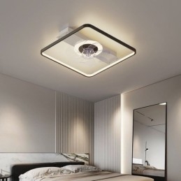 Ventilatore da soffitto moderno con luci, telecomando, lampada Ventilador