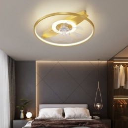 Ventilatore da soffitto moderno con luci, telecomando, lampada Ventilador