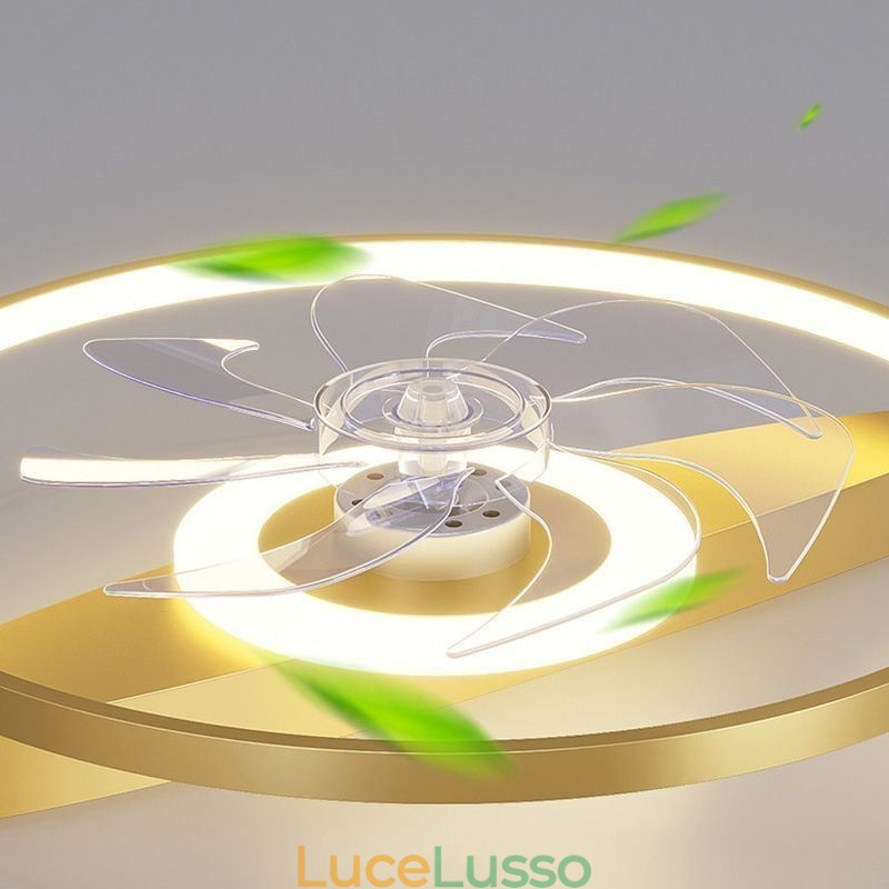 Ventilatore da soffitto moderno con luci, telecomando, lampada Ventilador