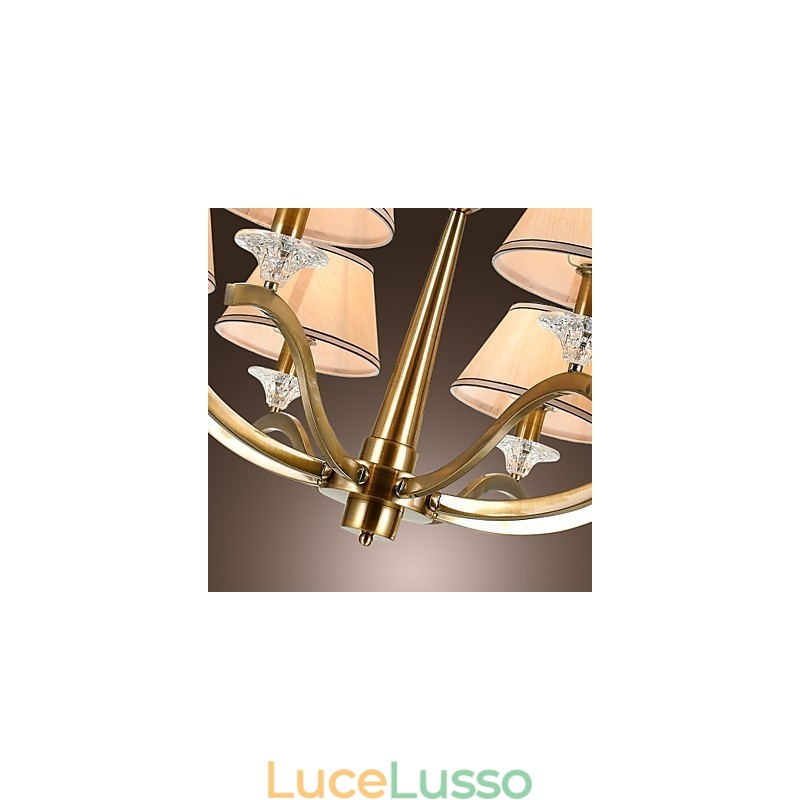 Moderno Contemporaneo Tradizionale Classico Rustico Lodge Vintage Country Island Lampadario in metallo ottone