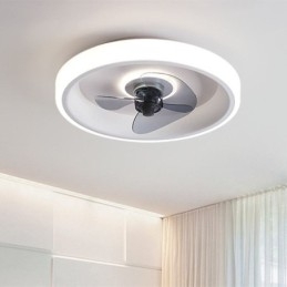 Ventilatore da soffitto moderno con luci, telecomando, ventilatore da soffitto