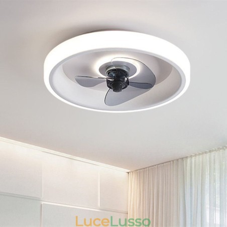 Ventilatore da soffitto moderno con luci, telecomando, ventilatore da soffitto Ventilatore da soffitto moderno con luci, telecomando, ventilatore da soffitto