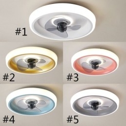 Ventilatore da soffitto moderno con luci, telecomando, ventilatore da soffitto
