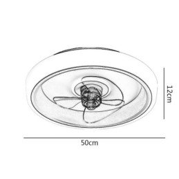 Ventilatore da soffitto moderno con luci, telecomando, ventilatore da soffitto