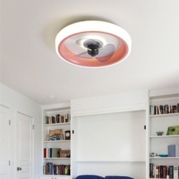 Ventilatore da soffitto moderno con luci, telecomando, ventilatore da soffitto