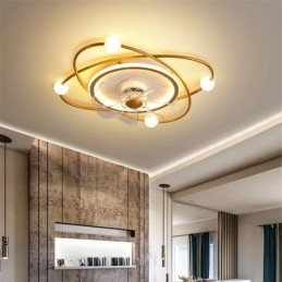 Ventilatori da soffitto moderni Illuminazione interna Sala da pranzo