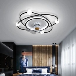Ventilatori da soffitto moderni Illuminazione interna Sala da pranzo