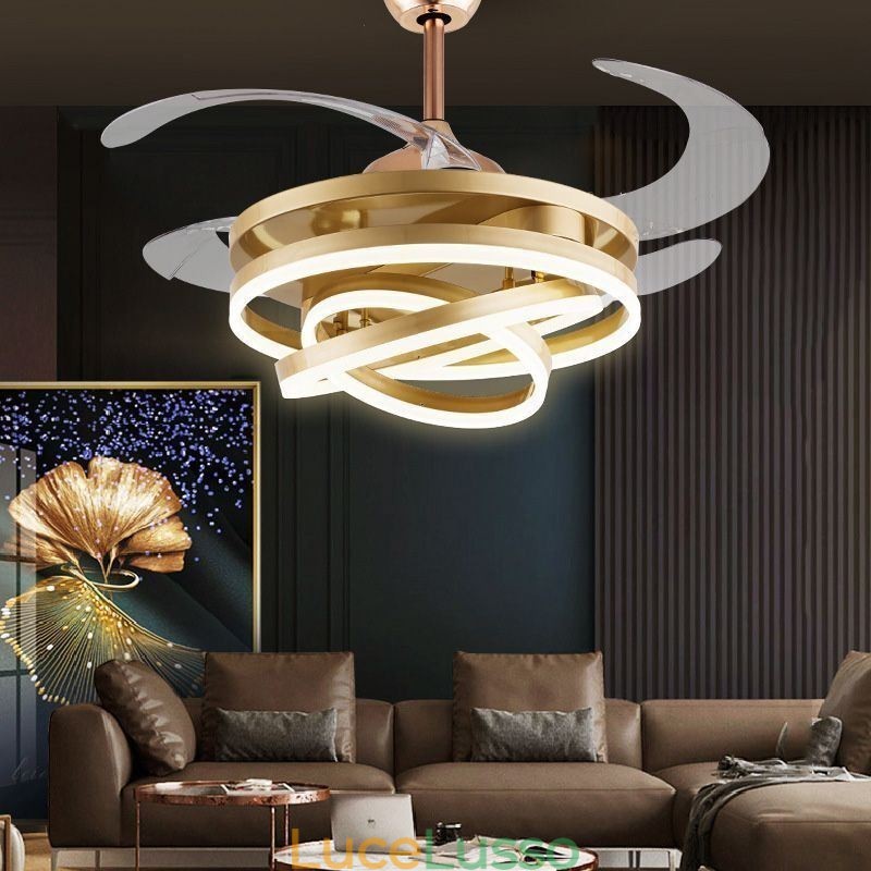 Lampadario con ventilatore a inverter creativo