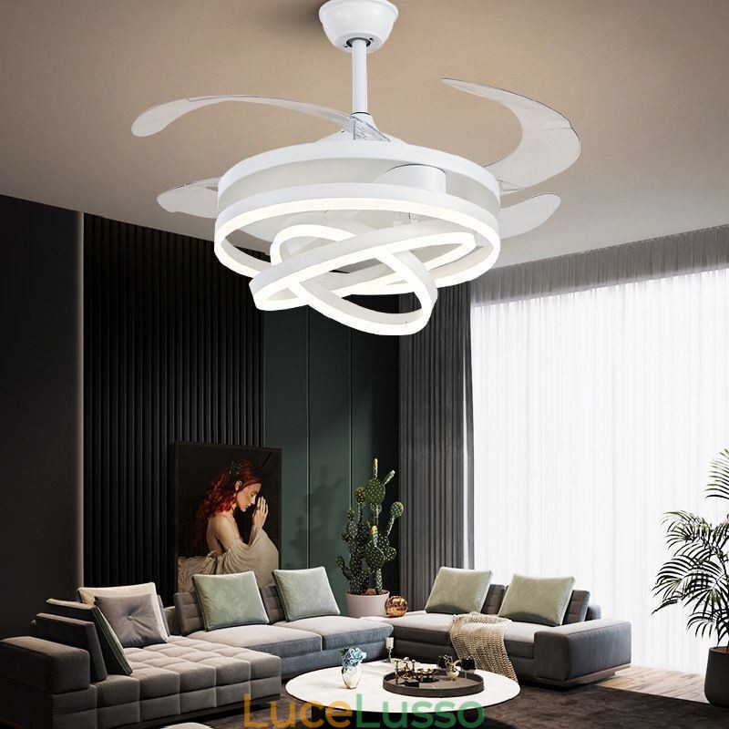 Lampadario con ventilatore a inverter creativo