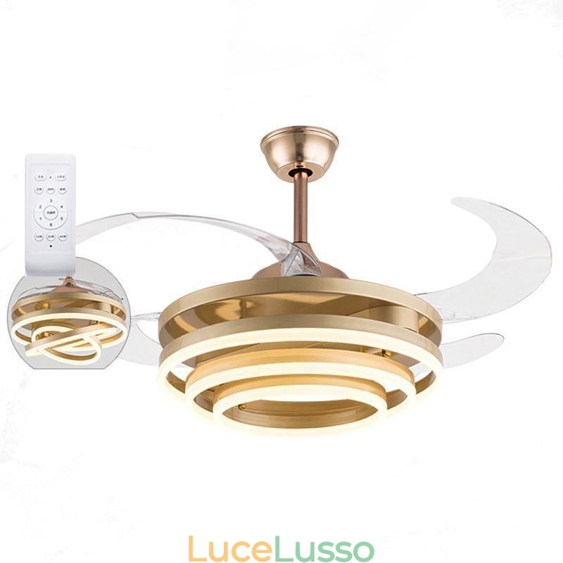 Lampadario con ventilatore a inverter creativo