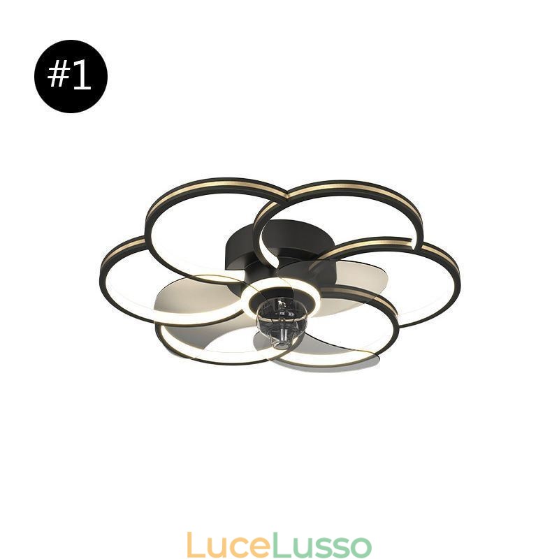 Ventilatori da soffitto con luci Lampadario Ventilatore