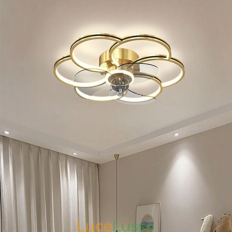 Ventilatori da soffitto con luci Lampadario Ventilatore