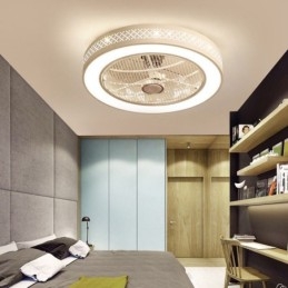 Ventilatore da soffitto ultra sottile Ventilatore da soffitto invisibile con luce
