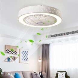 Ventilatore da soffitto ultra sottile Ventilatore da soffitto invisibile con luce