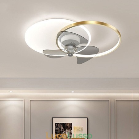 Lampada da soffitto con ventilatore, apparecchi di illuminazione moderni Art Déco Lampada da soffitto con ventilatore, apparecchi di illuminazione moderni Art Déco