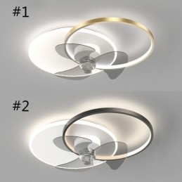 Lampada da soffitto con ventilatore, apparecchi di illuminazione moderni Art Déco