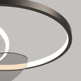 Lampada da soffitto con ventilatore, apparecchi di illuminazione moderni Art Déco