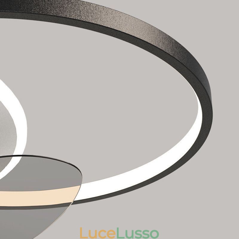 Lampada da soffitto con ventilatore, apparecchi di illuminazione moderni Art Déco